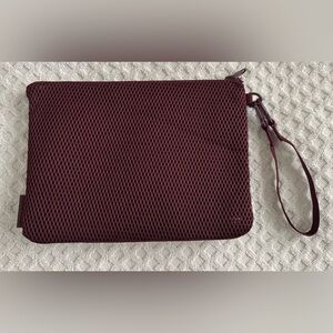 Dagne Dover Air Mesh Parker Large Pouch Eclipse Limited Edition RARE Wine Purple